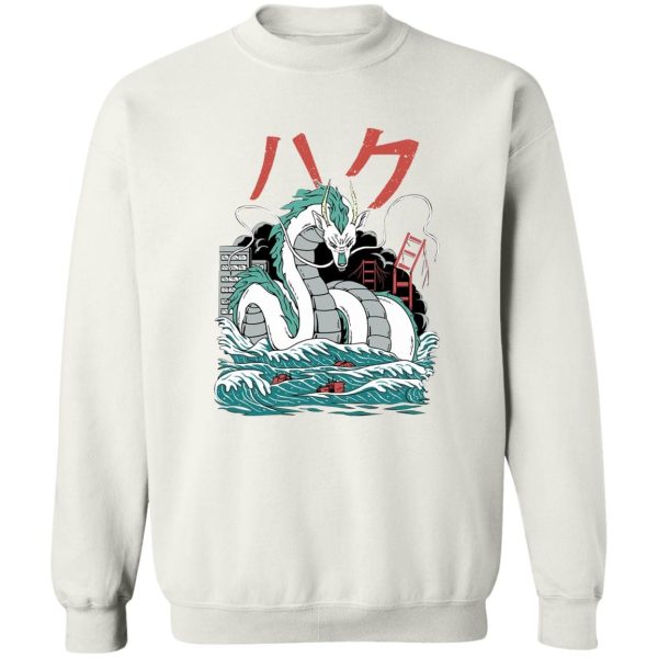 Characters Spirited Away - Spirited Away – Haku Dragon Harajuku Style Sweatshirt-Apparel, Characters Spirited Away, Spirited Away, Sweatshirt