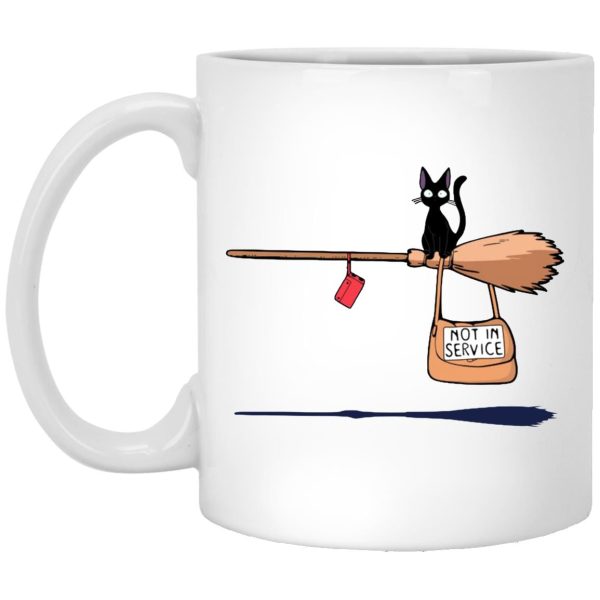 Kiki's Delivery Service Characters - Kiki’s Delivery Service – Not in Service Mug-House Decor, Kiki's Delivery Service, Kiki's Delivery Service Characters, Mug