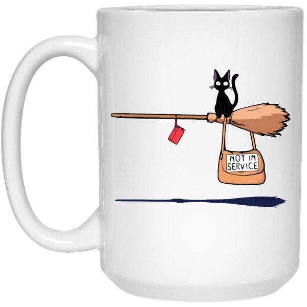 Kiki's Delivery Service Characters - Kiki’s Delivery Service – Not in Service Mug-House Decor, Kiki's Delivery Service, Kiki's Delivery Service Characters, Mug