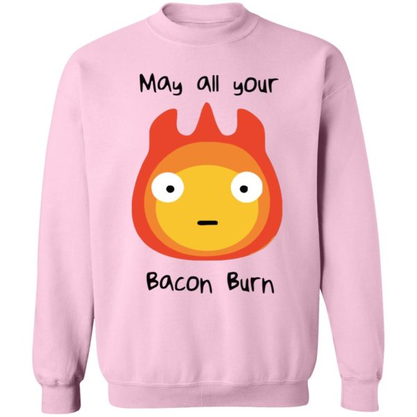 Howl's Moving Castle Music Score - Howl’s Moving Castle – May All Your Bacon Burn Sweatshirt-Apparel, Howl's Moving Castle, Howl's Moving Castle Music Score, Sweatshirt