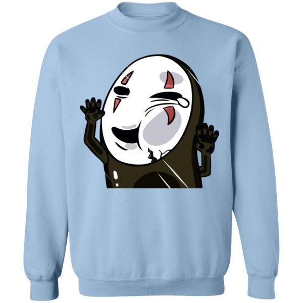 Minimalistic Spirited Away Wallpaper Portrait - Trapped Kaonashi No Face Sweatshirt-Apparel, kaonashi, Minimalistic Spirited Away Wallpaper Portrait, no face, Spirited Away, Sweatshirt