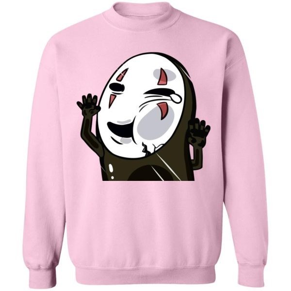 Minimalistic Spirited Away Wallpaper Portrait - Trapped Kaonashi No Face Sweatshirt-Apparel, kaonashi, Minimalistic Spirited Away Wallpaper Portrait, no face, Spirited Away, Sweatshirt