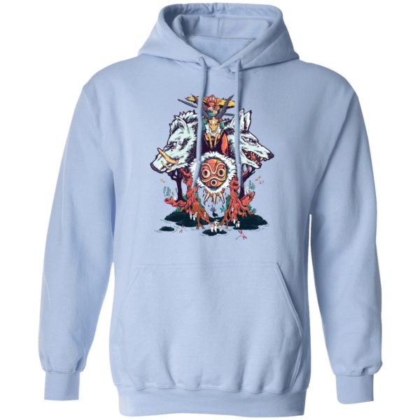 Princess Mononoke Princess - Princess Mononoke Characters Hoodie-Apparel, Hoodie, princess mononoke, Princess Mononoke Princess