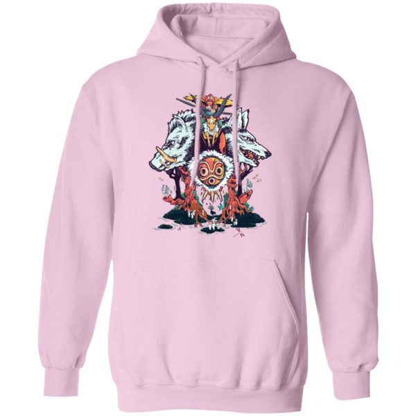 Princess Mononoke Princess - Princess Mononoke Characters Hoodie-Apparel, Hoodie, princess mononoke, Princess Mononoke Princess