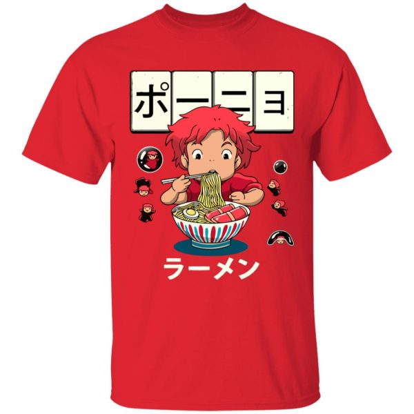 Ponyo Film - Ponyo very first Ramen T Shirt for Kid-Ponyo Film