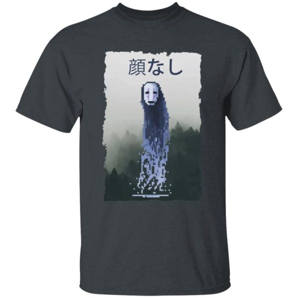 How Long Is Spirited Away - Spirited Away No Face Kaonashi 8bit T Shirt for Kid-How Long Is Spirited Away