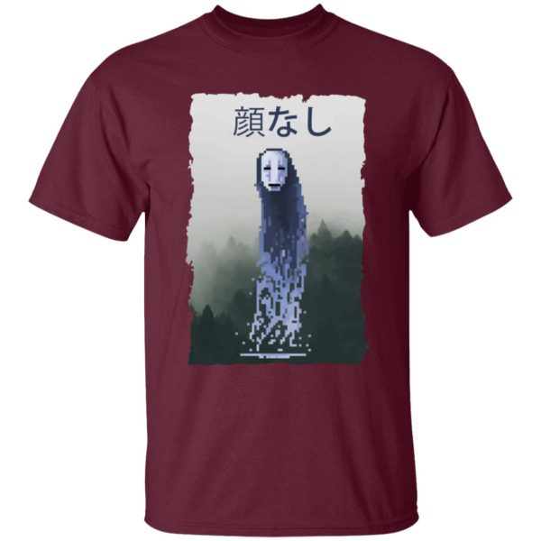 How Long Is Spirited Away - Spirited Away No Face Kaonashi 8bit T Shirt for Kid-How Long Is Spirited Away