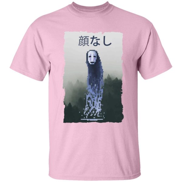 How Long Is Spirited Away - Spirited Away No Face Kaonashi 8bit T Shirt for Kid-How Long Is Spirited Away