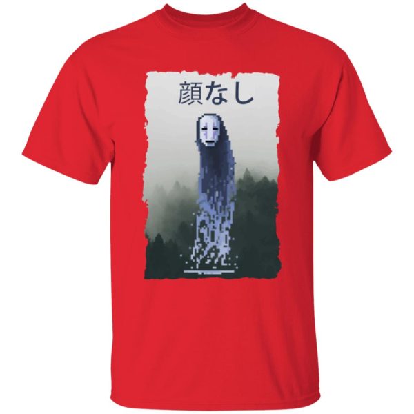 How Long Is Spirited Away - Spirited Away No Face Kaonashi 8bit T Shirt for Kid-How Long Is Spirited Away