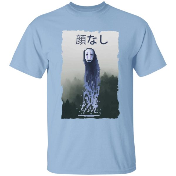 How Long Is Spirited Away - Spirited Away No Face Kaonashi 8bit T Shirt for Kid-How Long Is Spirited Away