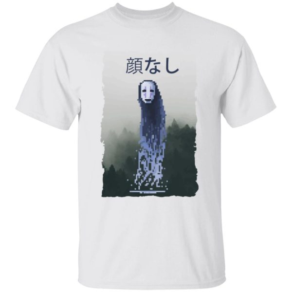 How Long Is Spirited Away - Spirited Away No Face Kaonashi 8bit T Shirt for Kid-How Long Is Spirited Away