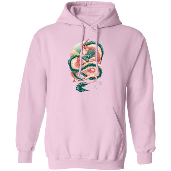 Spirited Away Live' - Spirited Away Haku Dragon Fanart Hoodie-Apparel, Hoodie, Spirited Away, Spirited Away Live