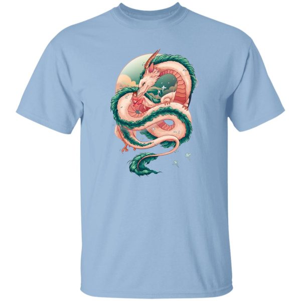 Spirited Away Sen - Spirited Away Haku Dragon Fanart T Shirt-Apparel, Spirited Away, Spirited Away Sen, Tshirt