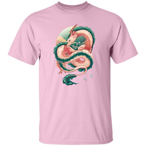 Spirited Away Sen - Spirited Away Haku Dragon Fanart T Shirt-Apparel, Spirited Away, Spirited Away Sen, Tshirt