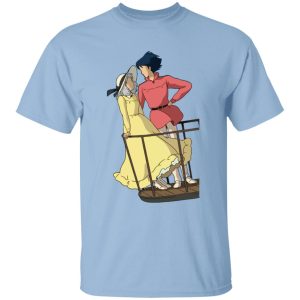 Howl Howl's Moving Castle - Howl’s Moving Castle – Sophie and Howl Gazing at Each other T Shirt for Kid-Howl Howl's Moving Castle