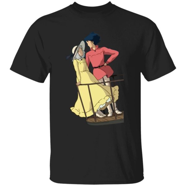 Howl Howl's Moving Castle - Howl’s Moving Castle – Sophie and Howl Gazing at Each other T Shirt for Kid-Howl Howl's Moving Castle