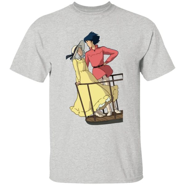 Howl Howl's Moving Castle - Howl’s Moving Castle – Sophie and Howl Gazing at Each other T Shirt for Kid-Howl Howl's Moving Castle