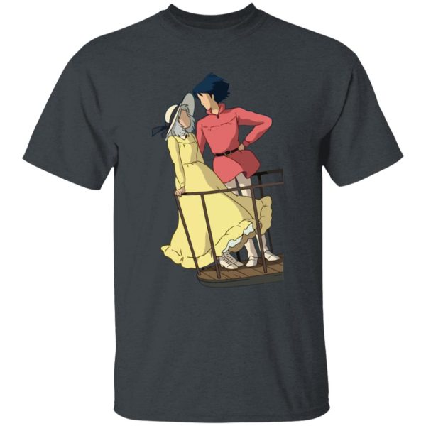 Howl Howl's Moving Castle - Howl’s Moving Castle – Sophie and Howl Gazing at Each other T Shirt for Kid-Howl Howl's Moving Castle