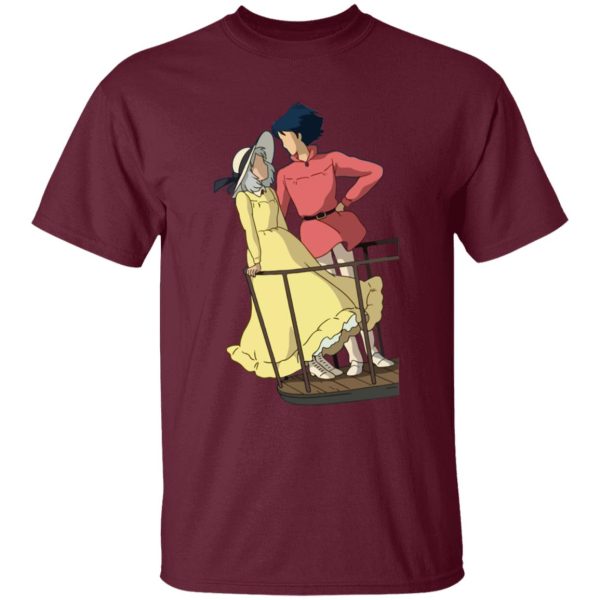 Howl Howl's Moving Castle - Howl’s Moving Castle – Sophie and Howl Gazing at Each other T Shirt for Kid-Howl Howl's Moving Castle