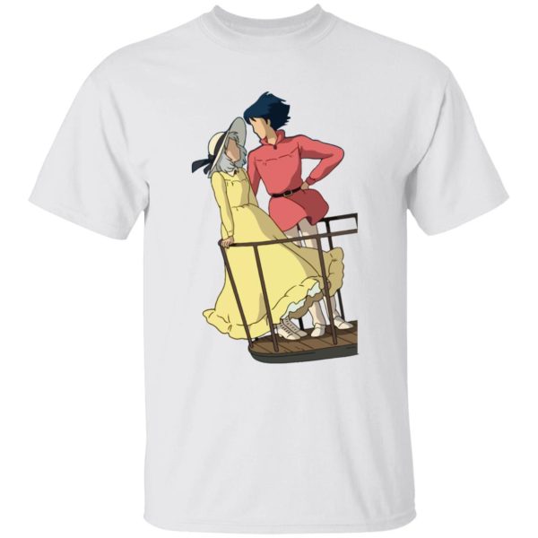 Howl Howl's Moving Castle - Howl’s Moving Castle – Sophie and Howl Gazing at Each other T Shirt for Kid-Howl Howl's Moving Castle