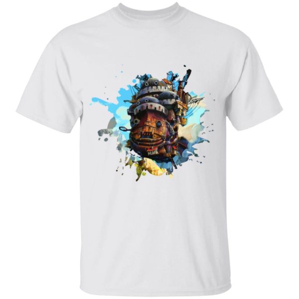 Diana Wynne Jones Howl's Moving Castle - Howl’s Moving Castle Painting T Shirt for Kid-Diana Wynne Jones Howl's Moving Castle