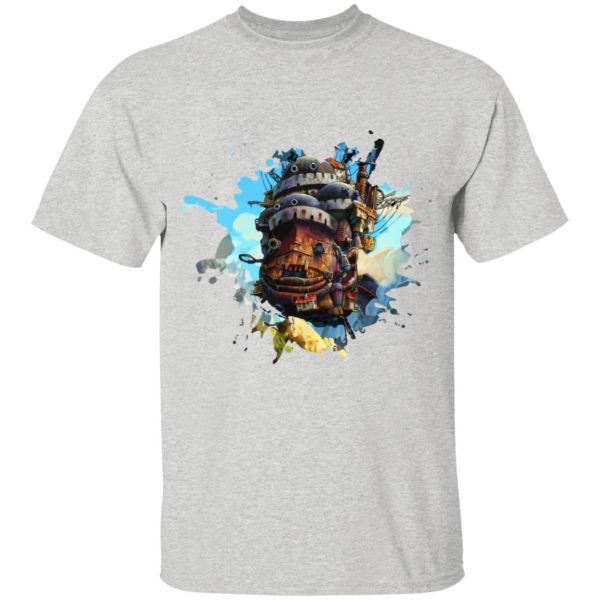 Diana Wynne Jones Howl's Moving Castle - Howl’s Moving Castle Painting T Shirt for Kid-Diana Wynne Jones Howl's Moving Castle