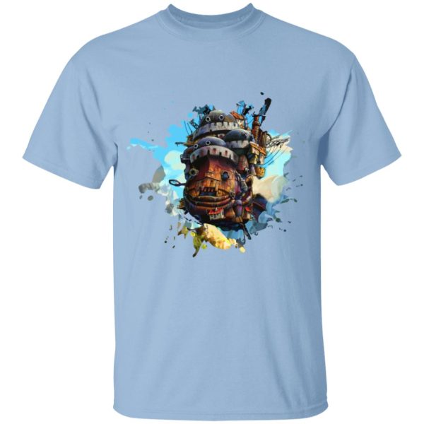 Diana Wynne Jones Howl's Moving Castle - Howl’s Moving Castle Painting T Shirt for Kid-Diana Wynne Jones Howl's Moving Castle