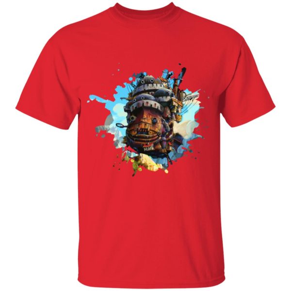 Diana Wynne Jones Howl's Moving Castle - Howl’s Moving Castle Painting T Shirt for Kid-Diana Wynne Jones Howl's Moving Castle