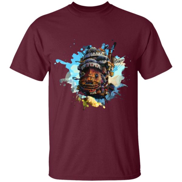 Diana Wynne Jones Howl's Moving Castle - Howl’s Moving Castle Painting T Shirt for Kid-Diana Wynne Jones Howl's Moving Castle