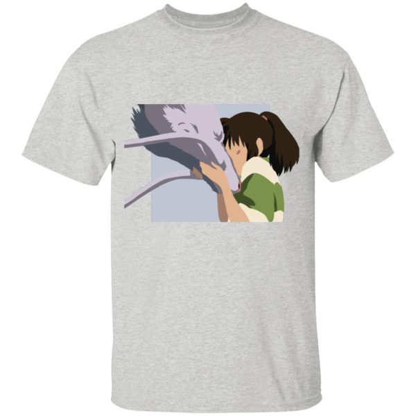 Boh Spirited Away - Spirited Away Haku and Chihiro Graphic T Shirt for Kid-Boh Spirited Away