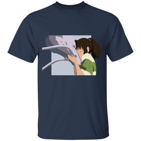 Boh Spirited Away - Spirited Away Haku and Chihiro Graphic T Shirt for Kid-Boh Spirited Away