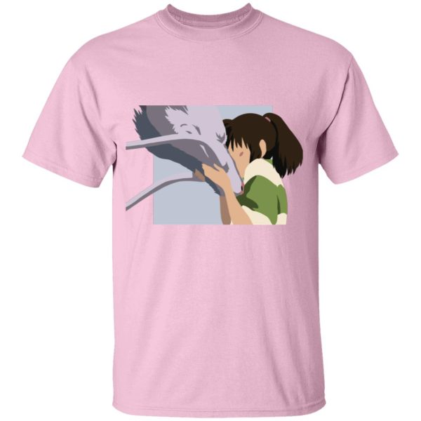 Boh Spirited Away - Spirited Away Haku and Chihiro Graphic T Shirt for Kid-Boh Spirited Away