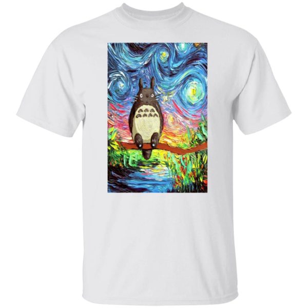 Tom Totoro Concrete - Totoro Starry Night T Shirt-Tom Totoro Concrete