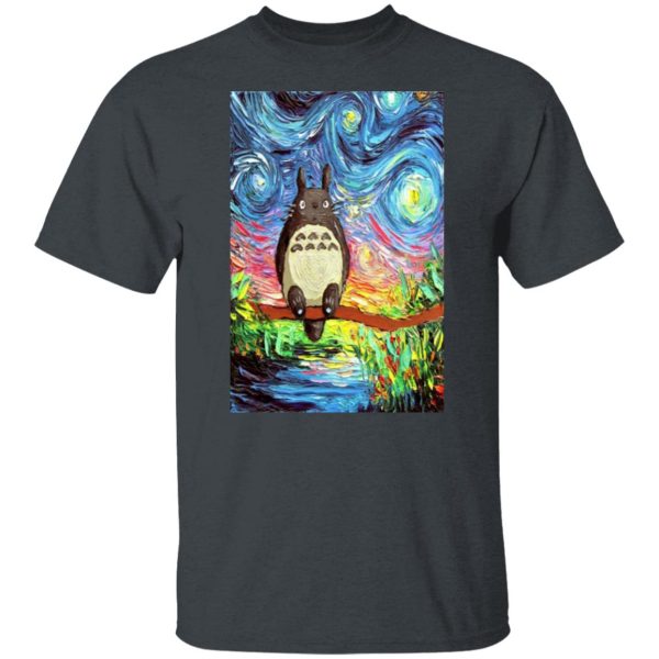 Tom Totoro Concrete - Totoro Starry Night T Shirt-Tom Totoro Concrete