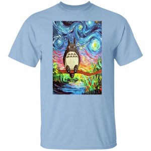 Tom Totoro Concrete - Totoro Starry Night T Shirt-Tom Totoro Concrete