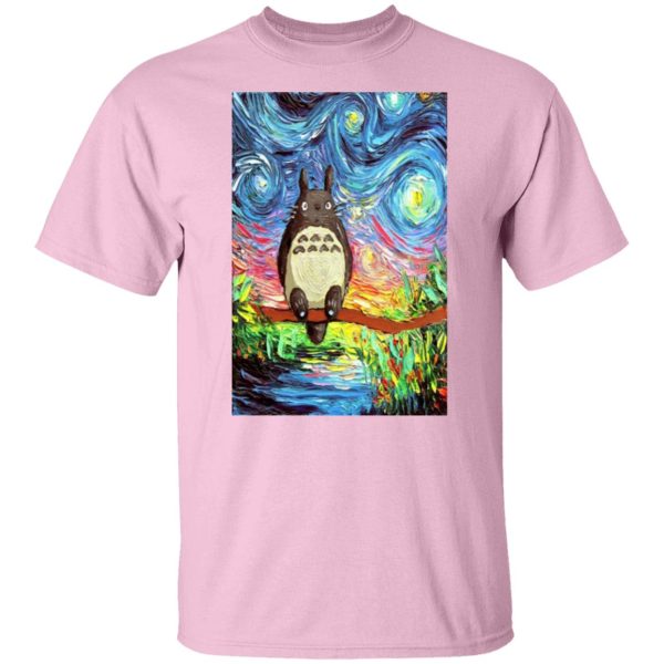 Tom Totoro Concrete - Totoro Starry Night T Shirt-Tom Totoro Concrete