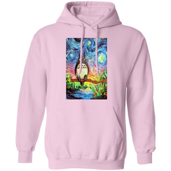 Totoro Concrete Facebook - Totoro Starry Night Hoodie-Totoro Concrete Facebook