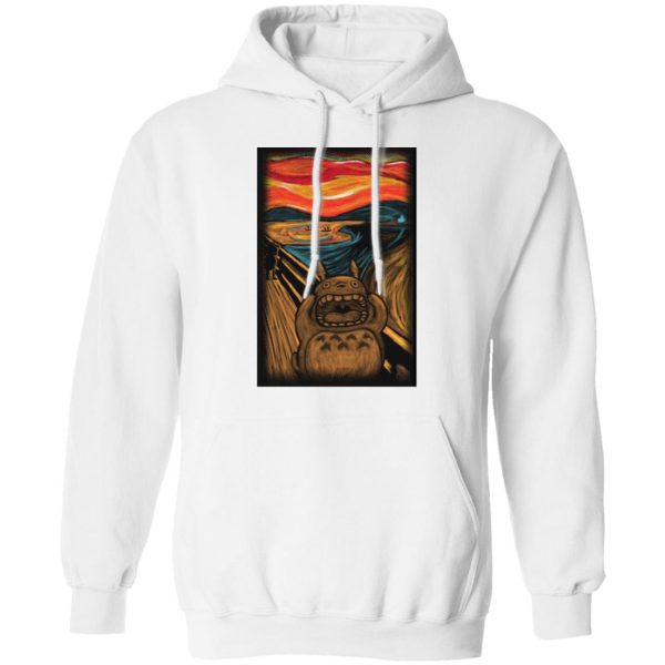 Totoro Shirt - Totoro cover The Scream Hoodie-Totoro Shirt