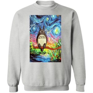 Tom Totoro Concrete Atlantic City - Totoro Starry Night Sweatshirt-Tom Totoro Concrete Atlantic City