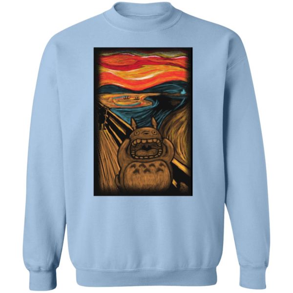 Totoro Poster - Totoro cover The Scream Sweatshirt-Totoro Poster