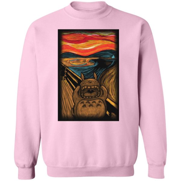 Totoro Poster - Totoro cover The Scream Sweatshirt-Totoro Poster