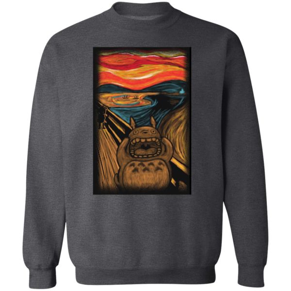 Totoro Poster - Totoro cover The Scream Sweatshirt-Totoro Poster