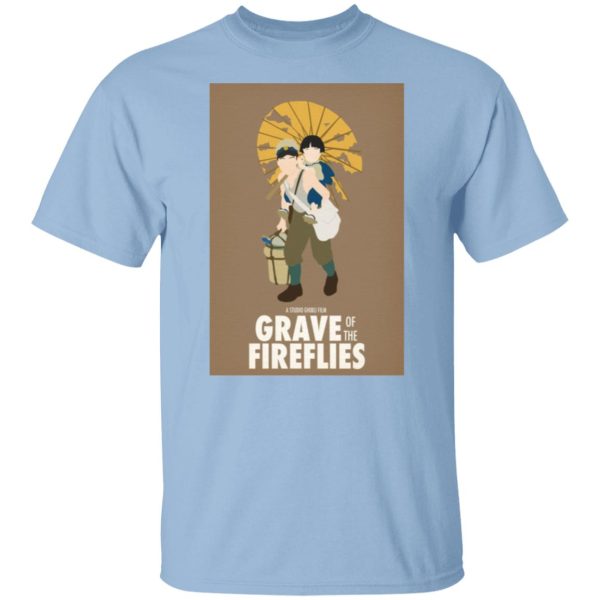 Studio Ghibli Grave Of The Fireflies - Grave of The Fireflies Simply Poster T Shirt-Studio Ghibli Grave Of The Fireflies