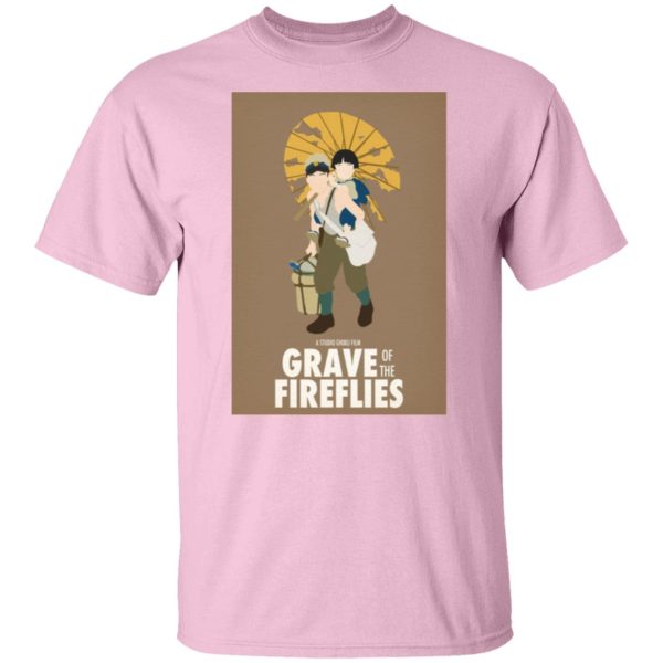 Studio Ghibli Grave Of The Fireflies - Grave of The Fireflies Simply Poster T Shirt-Studio Ghibli Grave Of The Fireflies