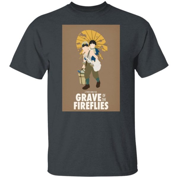 Studio Ghibli Grave Of The Fireflies - Grave of The Fireflies Simply Poster T Shirt-Studio Ghibli Grave Of The Fireflies