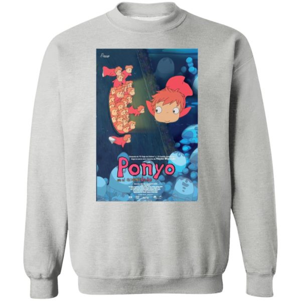 Sosuke Ponyo - Ponyo Poster – Spanish Version Sweatshirt-Sosuke Ponyo