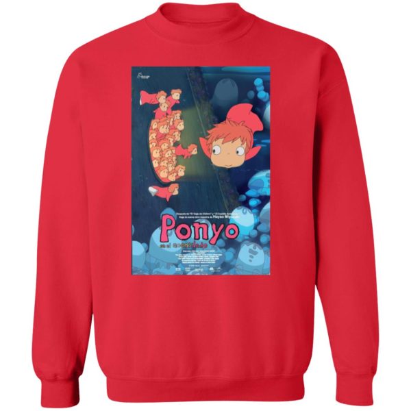 Sosuke Ponyo - Ponyo Poster – Spanish Version Sweatshirt-Sosuke Ponyo