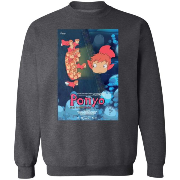 Sosuke Ponyo - Ponyo Poster – Spanish Version Sweatshirt-Sosuke Ponyo