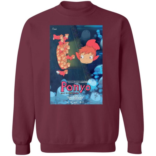 Sosuke Ponyo - Ponyo Poster – Spanish Version Sweatshirt-Sosuke Ponyo