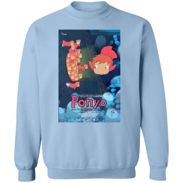 Sosuke Ponyo - Ponyo Poster – Spanish Version Sweatshirt-Sosuke Ponyo